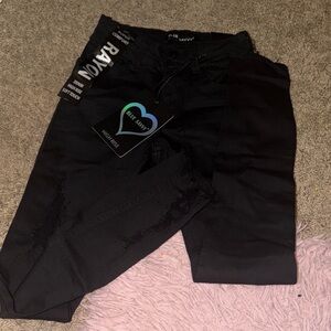 Black High-Rise Jeans